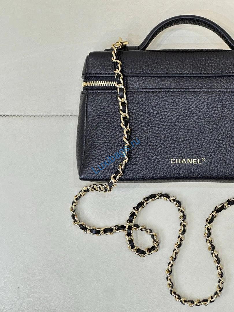 chanel small vanity with chain ap5346 black 8 Chanel Small Vanity with chain AP5346 Black | small vanity with chain ap5346 black 09