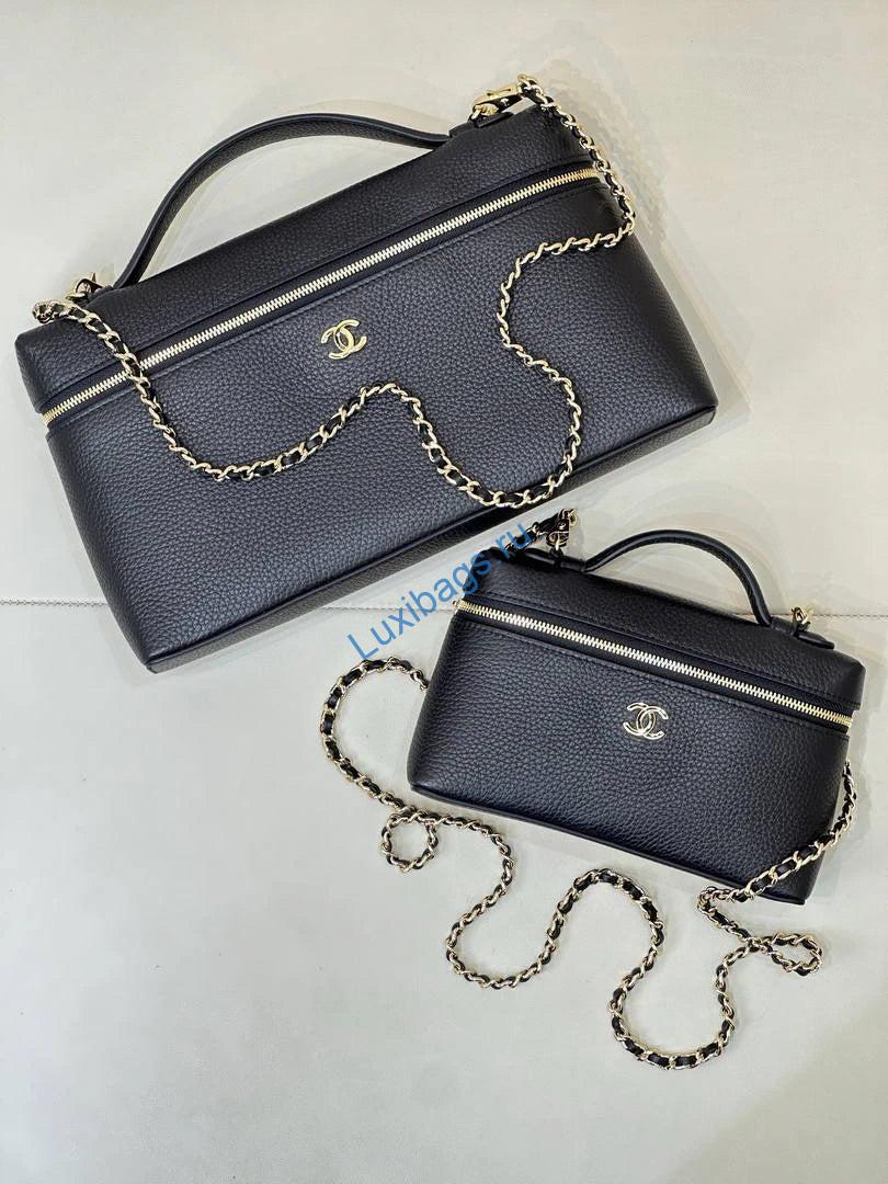 chanel small vanity with chain ap5346 black 10 Chanel Small Vanity with chain AP5346 Black | small vanity with chain ap5346 black 11