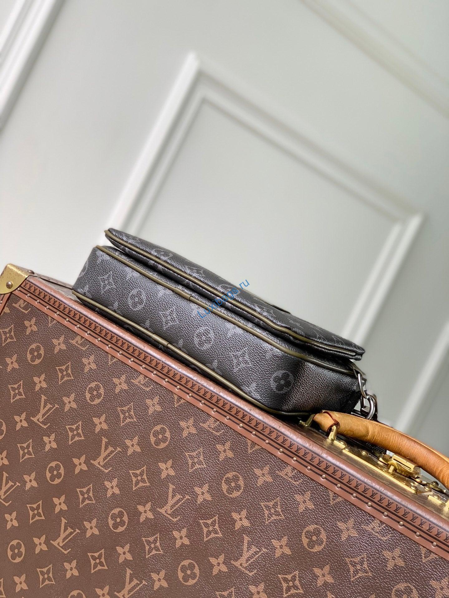 louis vuitton lv m28628 trio messenger bag khaki green 3 Louis Vuitton LV M28628 Trio Messenger Bag Khaki Green | trio messenger monogram eclipse nvprod7540384v M28628 4