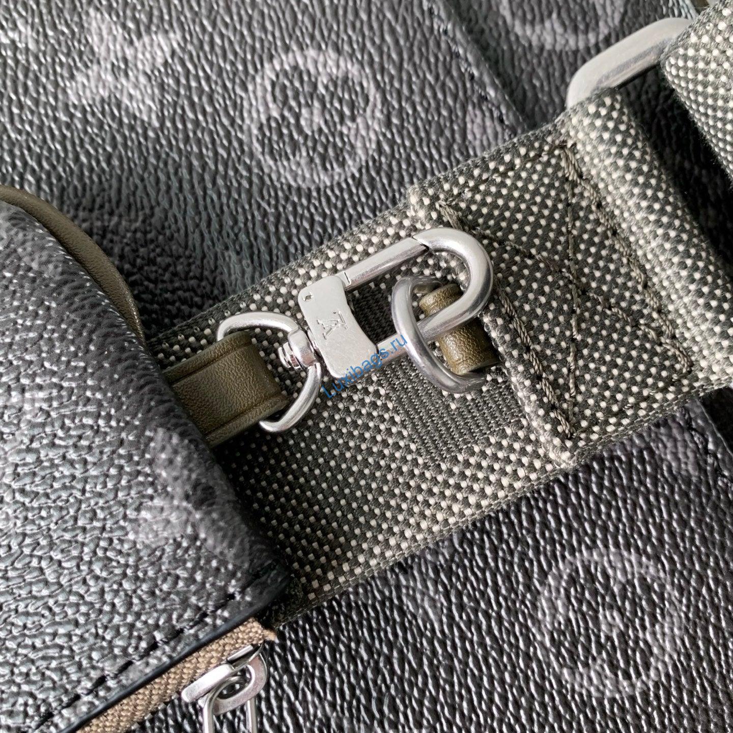 Louis Vuitton LV M28628 Trio Messenger Bag Khaki Green | trio messenger monogram eclipse nvprod7540384v M28628 6