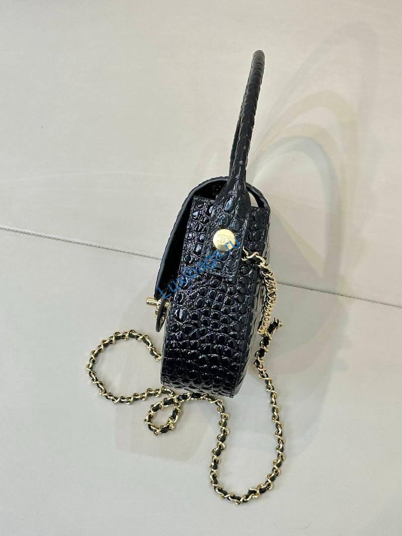 chanel as6424 mini flap bag with top handle crocodile embossed calfskin black 6 Chanel AS6424 Mini Flap Bag with Top Handle Crocodile Embossed Calfskin Black | as6424 mini flap bag with top handle crocodile embossed calfskin 117