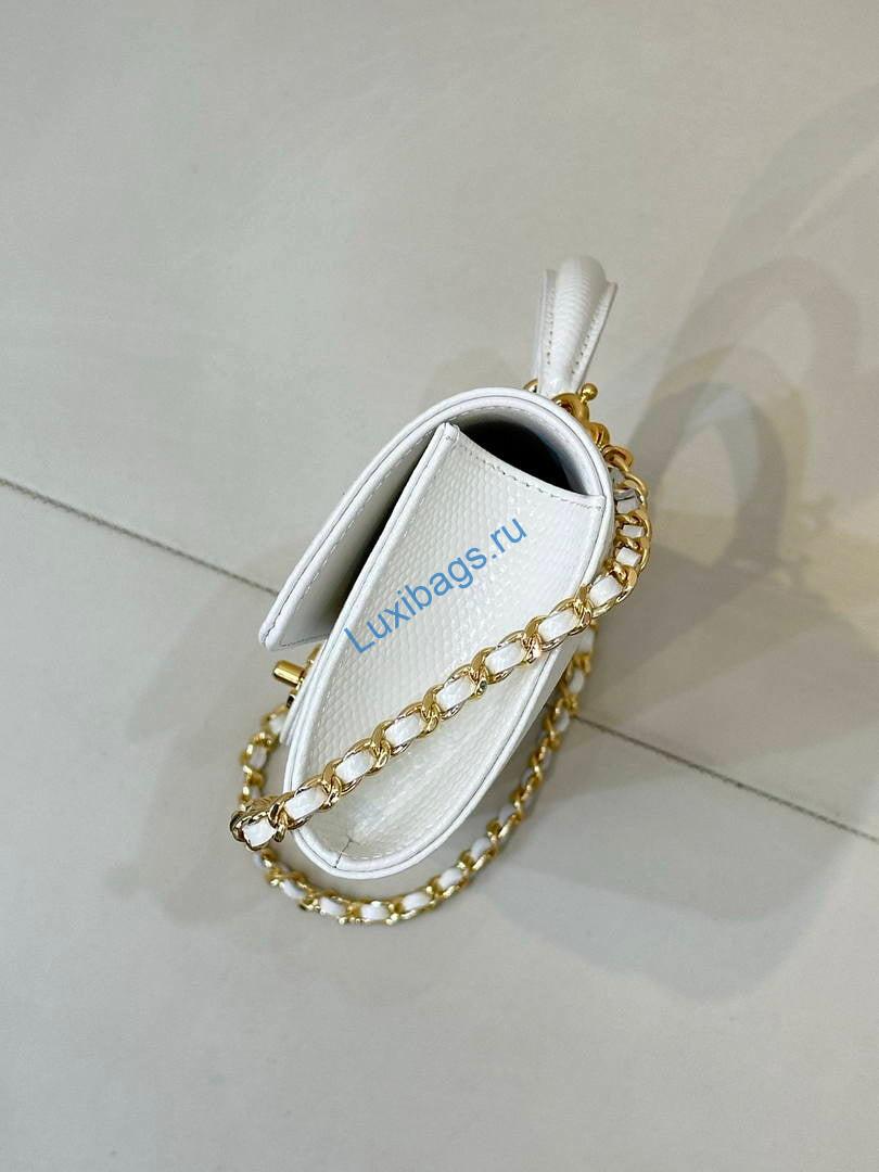chanel lizard silk calfskin & gold-tone metal ap5280 white 6 Chanel lizard silk Calfskin & Gold-Tone Metal AP5280 White | chanel lizard silk calfskin gold tone metal ap5280 16