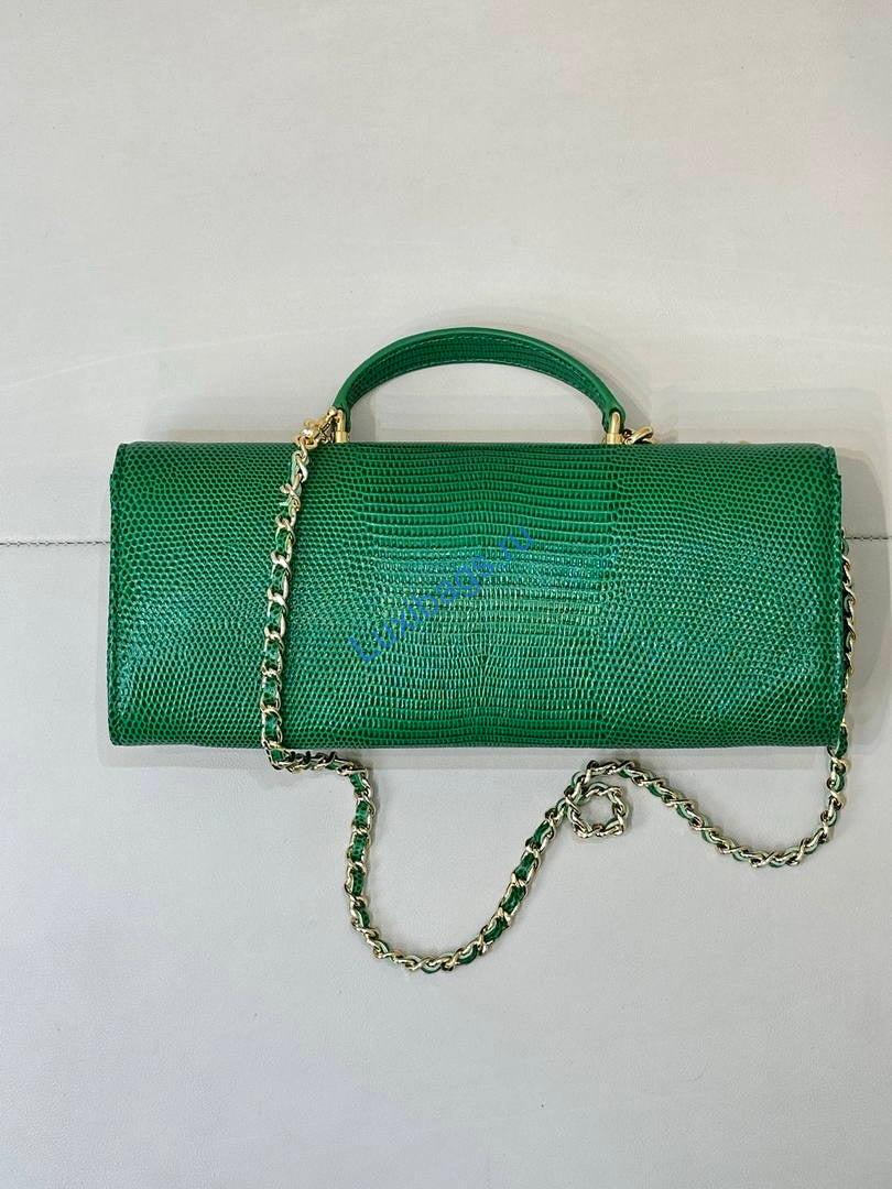 Chanel lizard silk Calfskin & Gold-Tone Metal AP5280 Green | chanel lizard silk calfskin gold tone metal ap5280 green 03