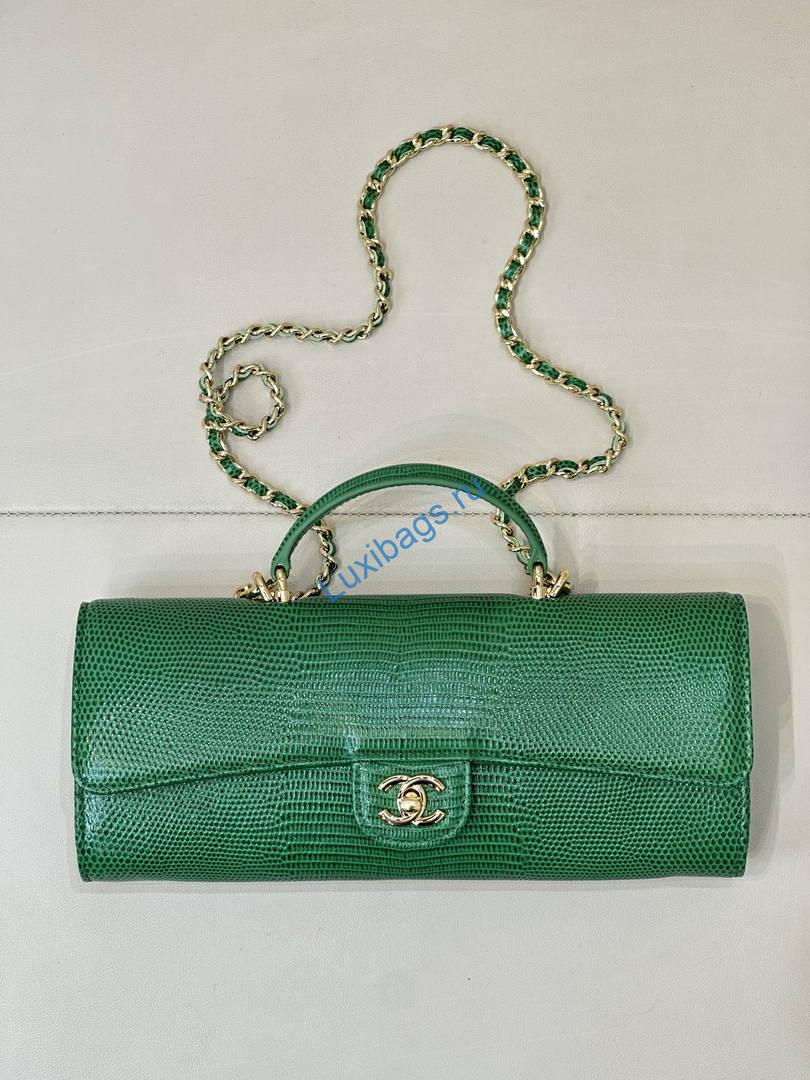 Chanel lizard silk Calfskin & Gold-Tone Metal AP5280 Green | chanel lizard silk calfskin gold tone metal ap5280 green 10 111