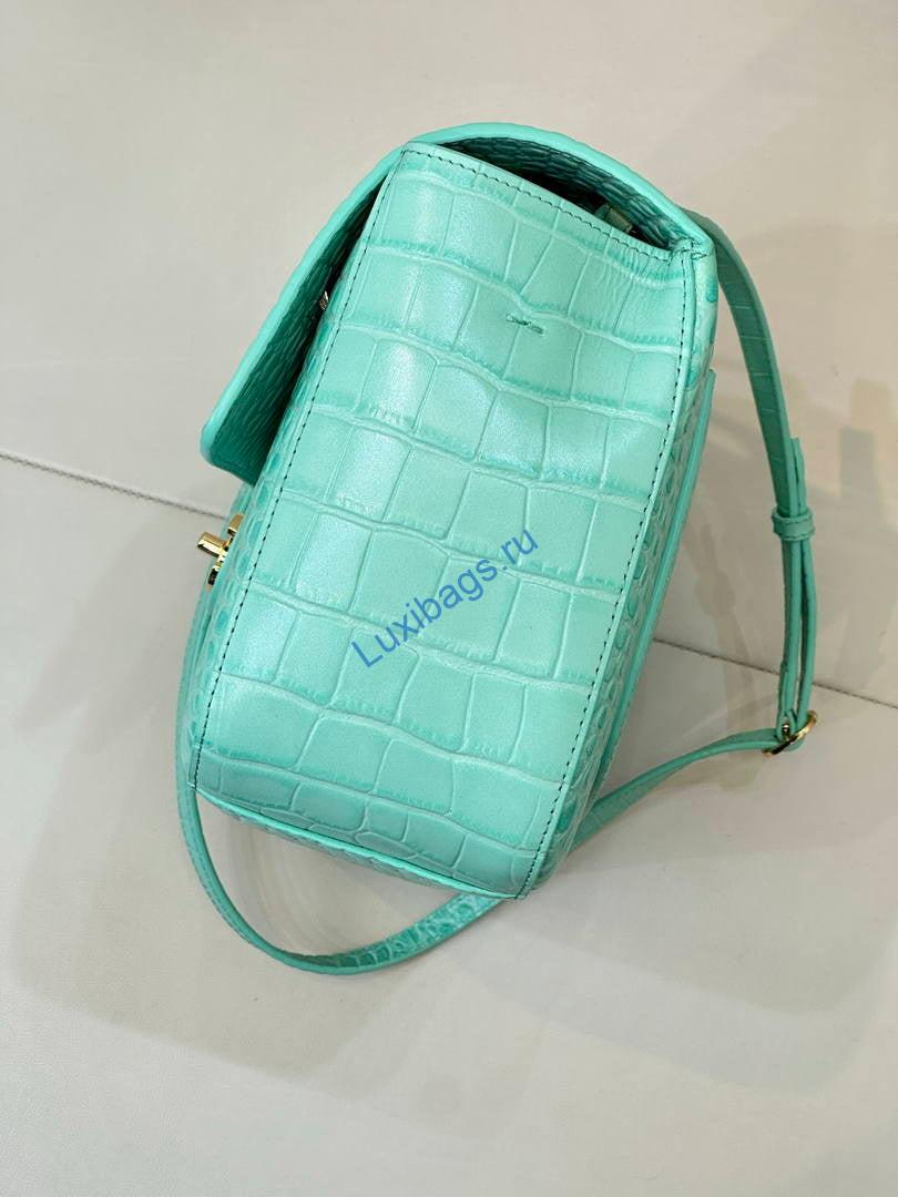Chanel Maxi Flapbag Crocodile Embossed Calfskin AS6231 Lake Blue | chanel maxi flapbag crocodile embossed calfskin as6231 lake blue 06