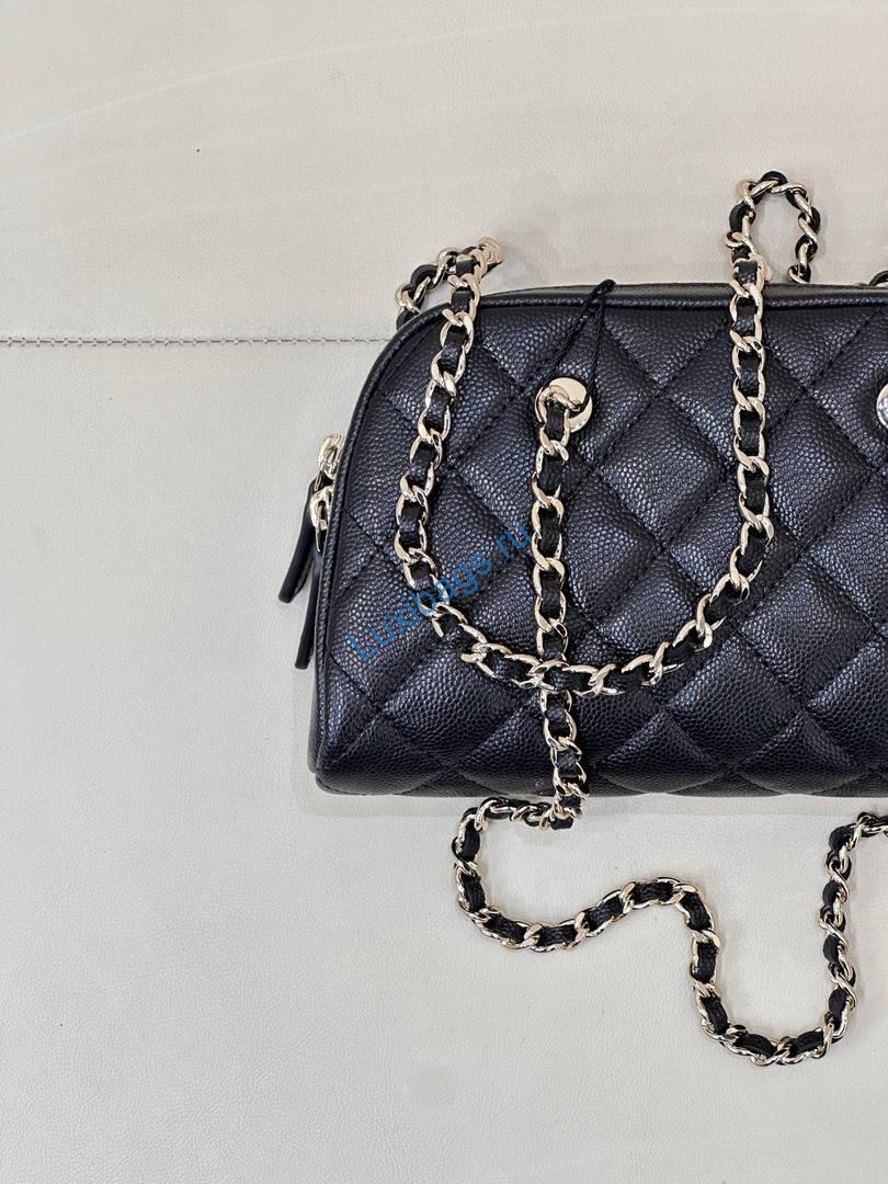 chanel ap5092 clutch with chain grained shiny calfskin black 8 Chanel AP5092 Clutch with chain Grained Shiny Calfskin Black | maxi flapbag grained calfskin gold tone metal as6231 green 09 08a440b9 3310 4a03 b219 df8e4e133e57