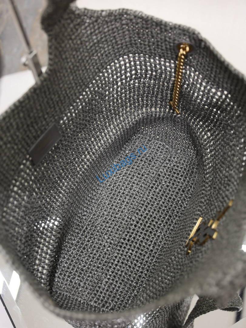 saint laurent ysl 858191 icare medium in raffia gray 4 Saint Laurent YSL 858191 ICARE Medium in Raffia Gray | aint laurent ysl 858191 icare medium in raffia 14