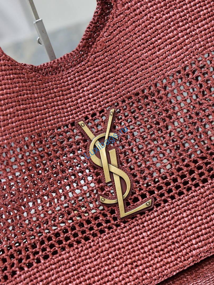 saint laurent ysl 858191 icare medium in raffia wine red 3 Saint Laurent YSL 858191 ICARE Medium in Raffia Wine Red | aint laurent ysl 858191 icare medium in raffia 22