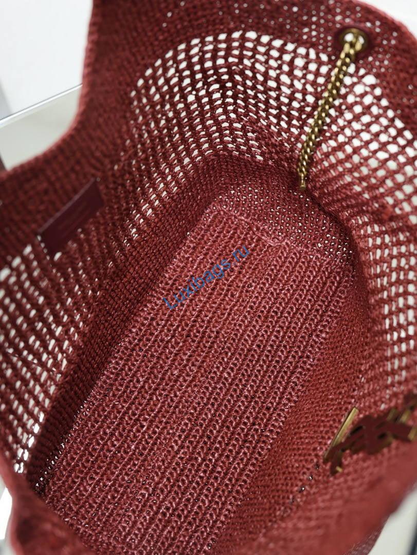 saint laurent ysl 858191 icare medium in raffia wine red 5 Saint Laurent YSL 858191 ICARE Medium in Raffia Wine Red | aint laurent ysl 858191 icare medium in raffia 24