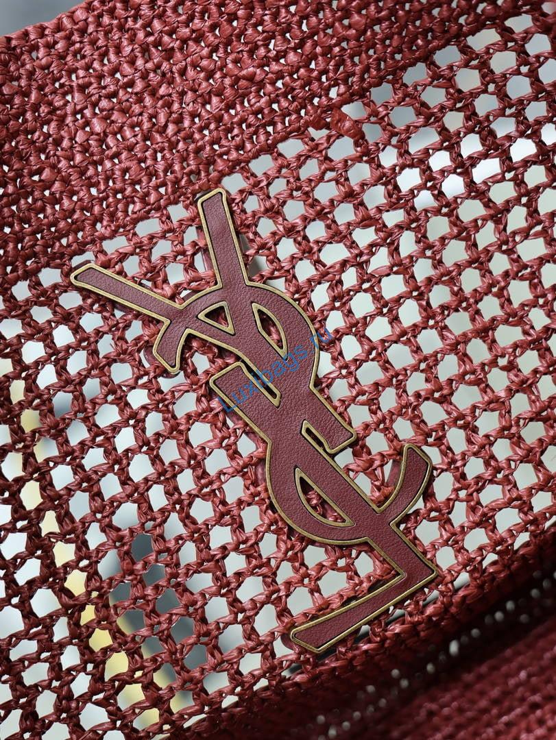 saint laurent ysl 858191 icare medium in raffia wine red 6 Saint Laurent YSL 858191 ICARE Medium in Raffia Wine Red | aint laurent ysl 858191 icare medium in raffia 25