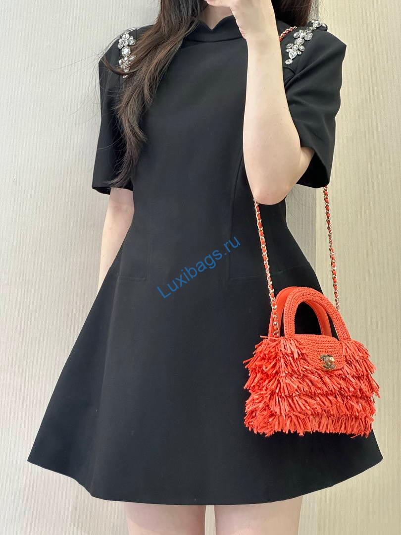 chanel 26s as4416 mini shopping bag orange red 1 Chanel 26S AS4416 Mini Shopping Bag Orange Red | as4416 mini shopping bag orange red 02