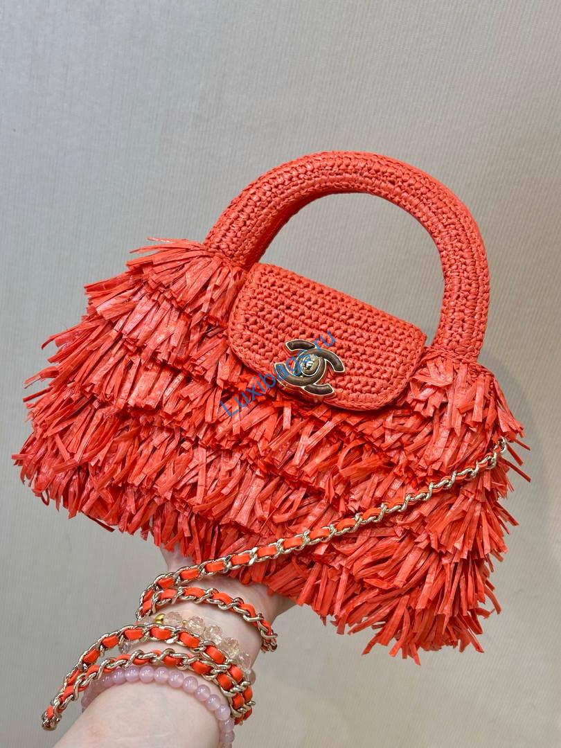 chanel 26s as4416 mini shopping bag orange red 8 Chanel 26S AS4416 Mini Shopping Bag Orange Red | as4416 mini shopping bag orange red 09
