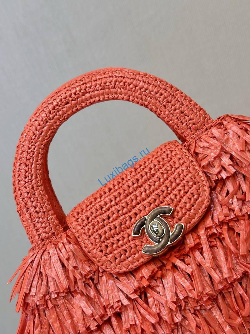 chanel 26s as4416 mini shopping bag orange red 9 Chanel 26S AS4416 Mini Shopping Bag Orange Red | as4416 mini shopping bag orange red 10