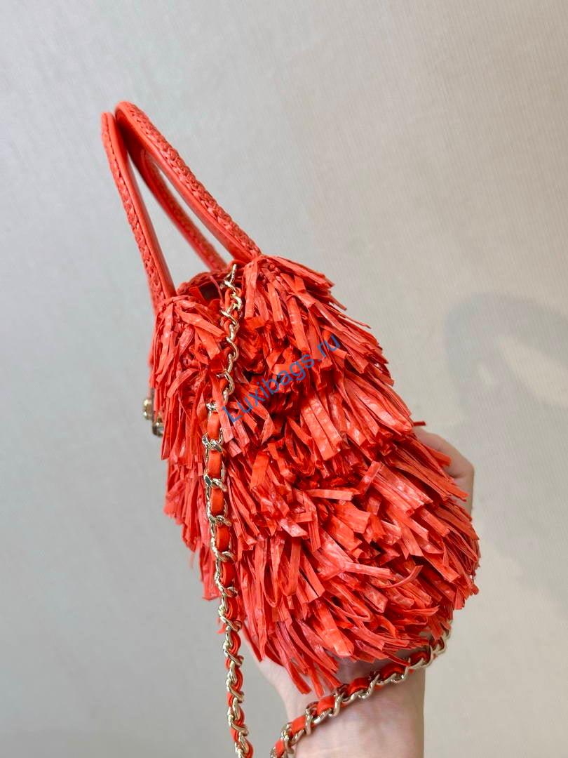 chanel 26s as4416 mini shopping bag orange red 10 Chanel 26S AS4416 Mini Shopping Bag Orange Red | as4416 mini shopping bag orange red 11