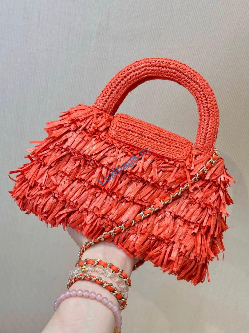 chanel 26s as4416 mini shopping bag orange red 12 Chanel 26S AS4416 Mini Shopping Bag Orange Red | as4416 mini shopping bag orange red 13