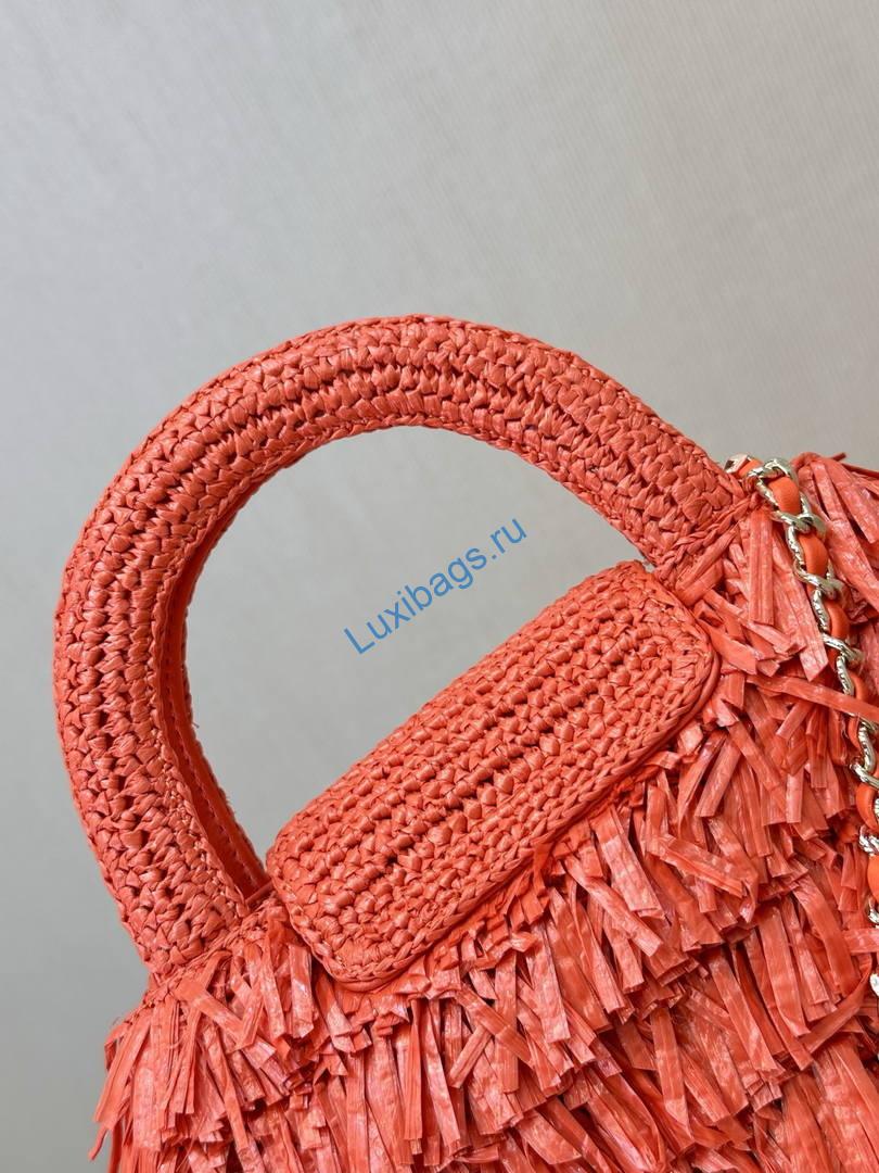 chanel 26s as4416 mini shopping bag orange red 13 Chanel 26S AS4416 Mini Shopping Bag Orange Red | as4416 mini shopping bag orange red 14