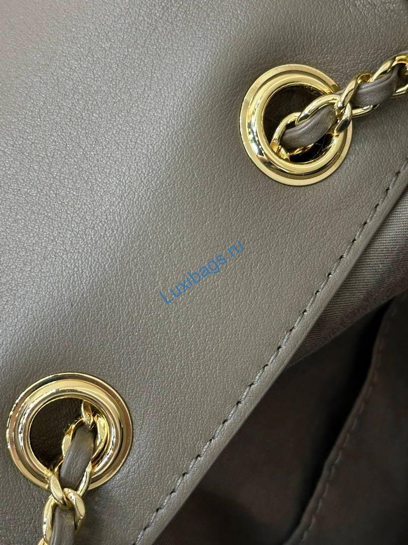 chanel as5293 small hobo fur & shearling dark gray 7 Chanel AS5293 Small Hobo fur & Shearling Dark Gray | as5293 small hobo fur shearling 120