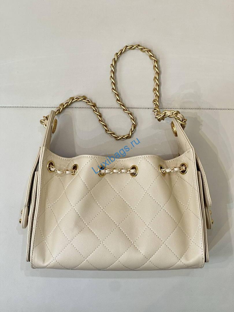 chanel as5631 mini hobo calfskin dark beige 5 Chanel AS5631 Mini Hobo Calfskin Dark Beige | as5631 mini hobo calfskin 006