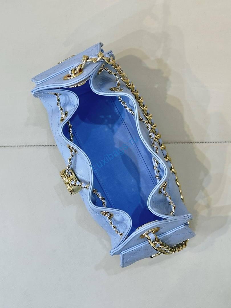 chanel as5631 mini hobo calfskin sky blue 10 Chanel AS5631 Mini Hobo Calfskin Sky Blue | as5631 mini hobo calfskin 020