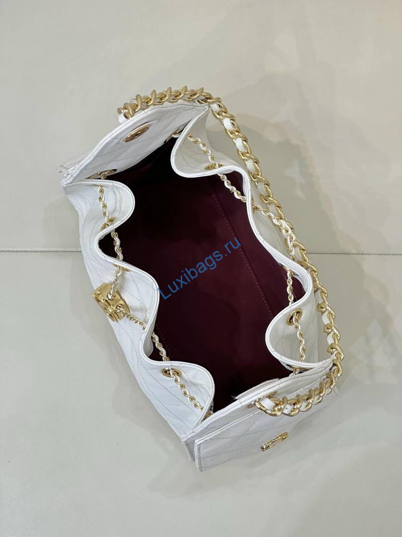 chanel as5631 mini hobo calfskin white inside red 2 Chanel AS5631 Mini Hobo Calfskin White inside red | as5631 mini hobo calfskin 1597