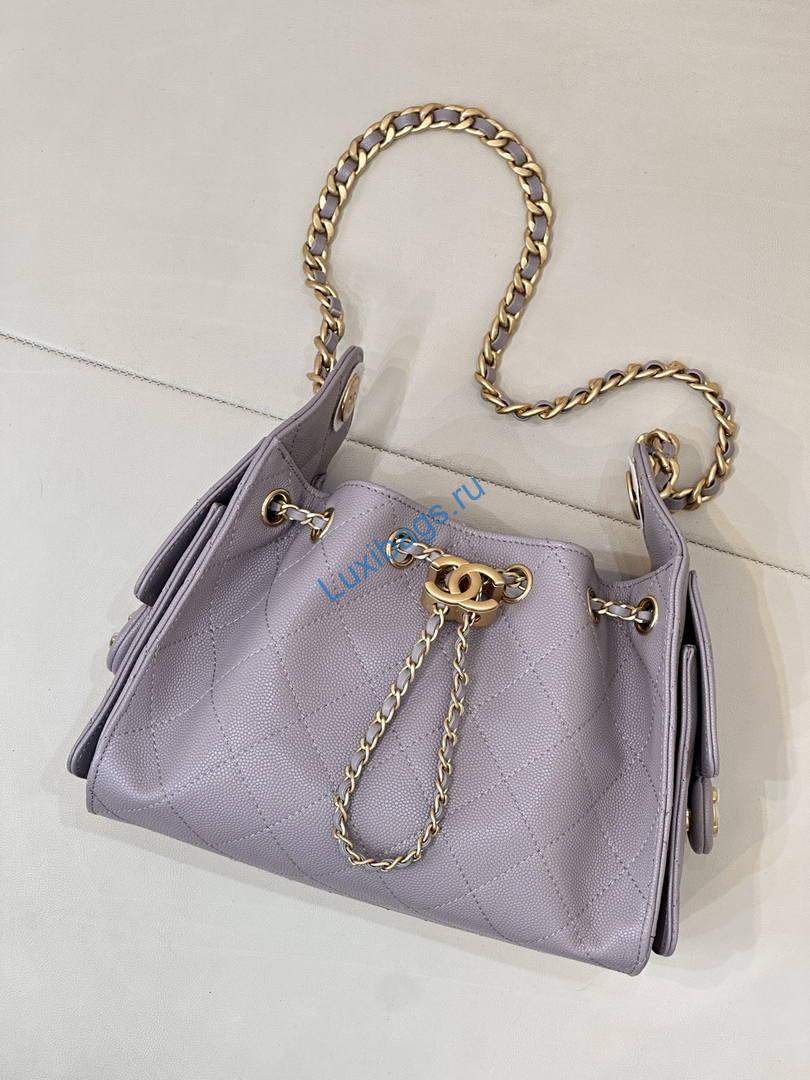 chanel as5631 mini hobo calfskin taro 1 Chanel AS5631 Mini Hobo Calfskin Taro | as5631 mini hobo calfskin 1813
