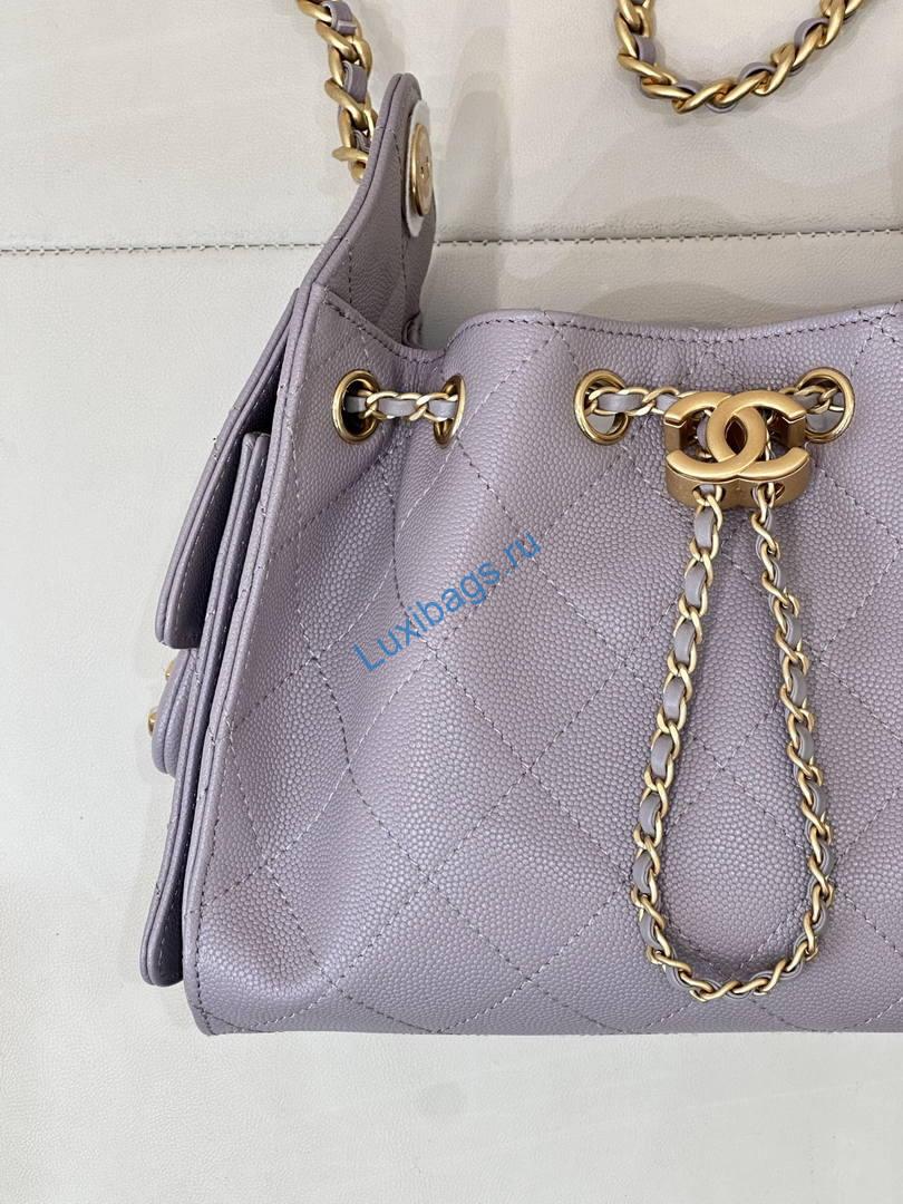 Chanel AS5631 Mini Hobo Calfskin Taro | as5631 mini hobo calfskin 1814