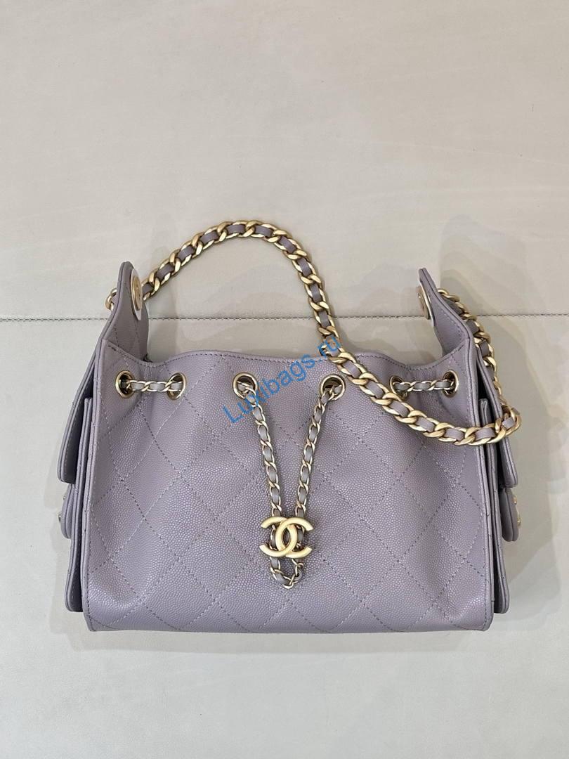 chanel as5631 mini hobo calfskin taro 3 Chanel AS5631 Mini Hobo Calfskin Taro | as5631 mini hobo calfskin 1815