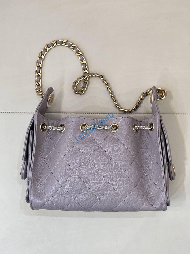 chanel as5631 mini hobo calfskin taro 6 Chanel AS5631 Mini Hobo Calfskin Taro | as5631 mini hobo calfskin 1818