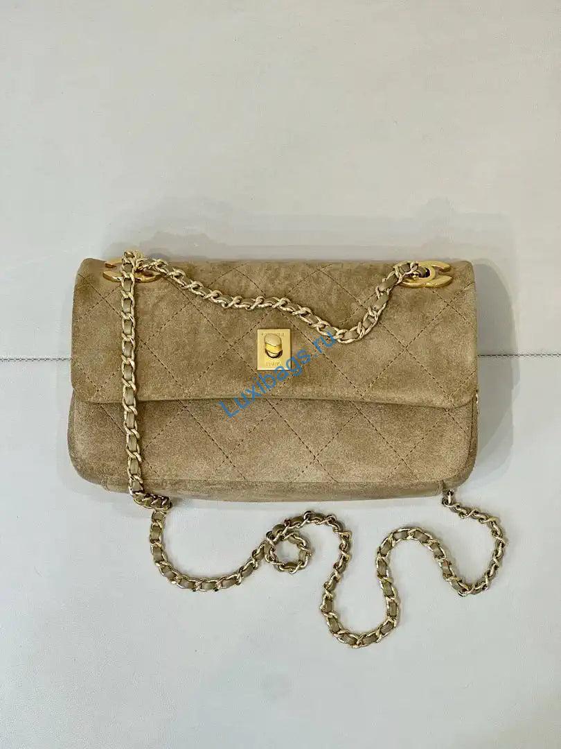 chanel as6449 mini flap bag suede calfskin dark beige 2 Chanel AS6449 Mini Flap Bag Suede Calfskin Dark Beige | as6449 mini flap bag suede calfskin dark beige 12