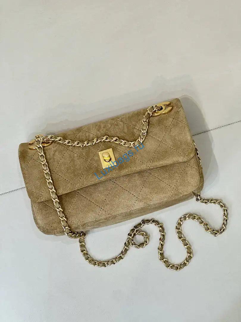 chanel as6449 mini flap bag suede calfskin dark beige 3 Chanel AS6449 Mini Flap Bag Suede Calfskin Dark Beige | as6449 mini flap bag suede calfskin dark beige 13