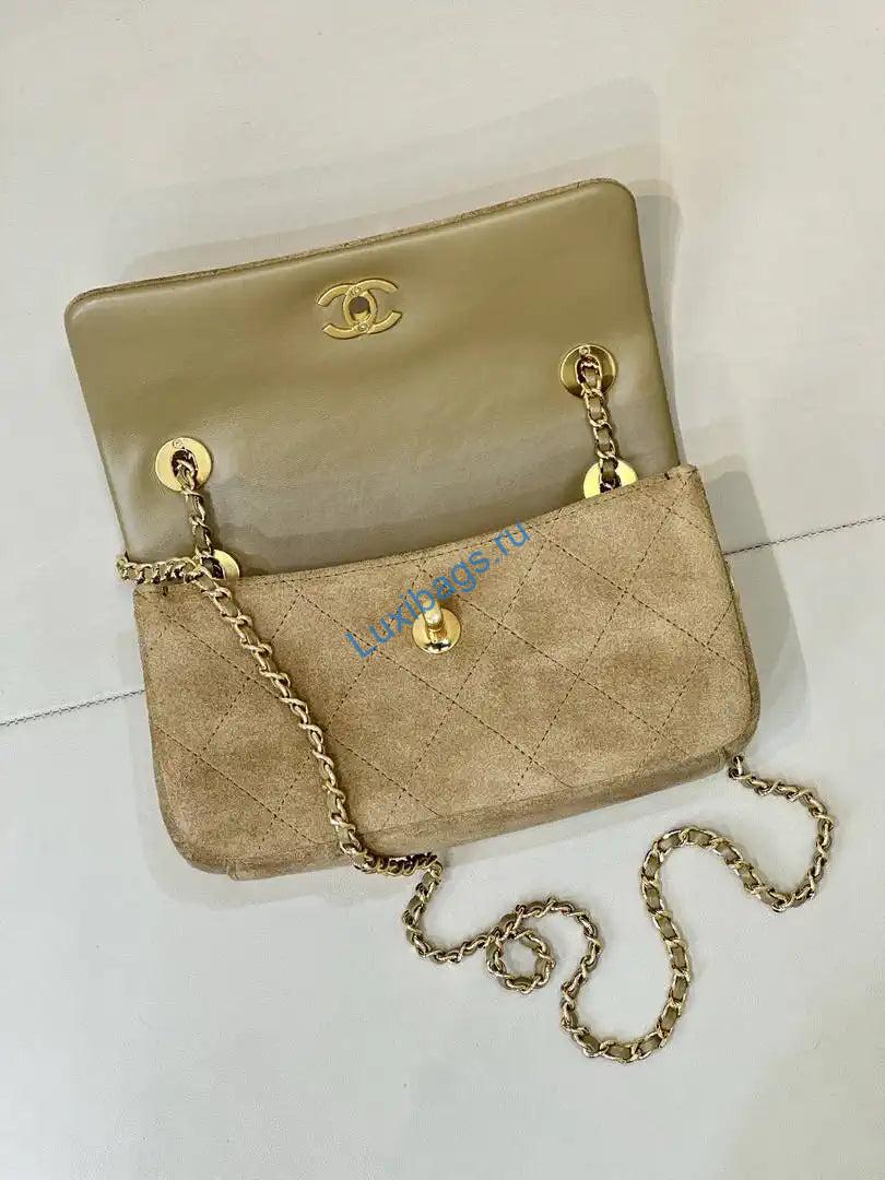 chanel as6449 mini flap bag suede calfskin dark beige 4 Chanel AS6449 Mini Flap Bag Suede Calfskin Dark Beige | as6449 mini flap bag suede calfskin dark beige 14