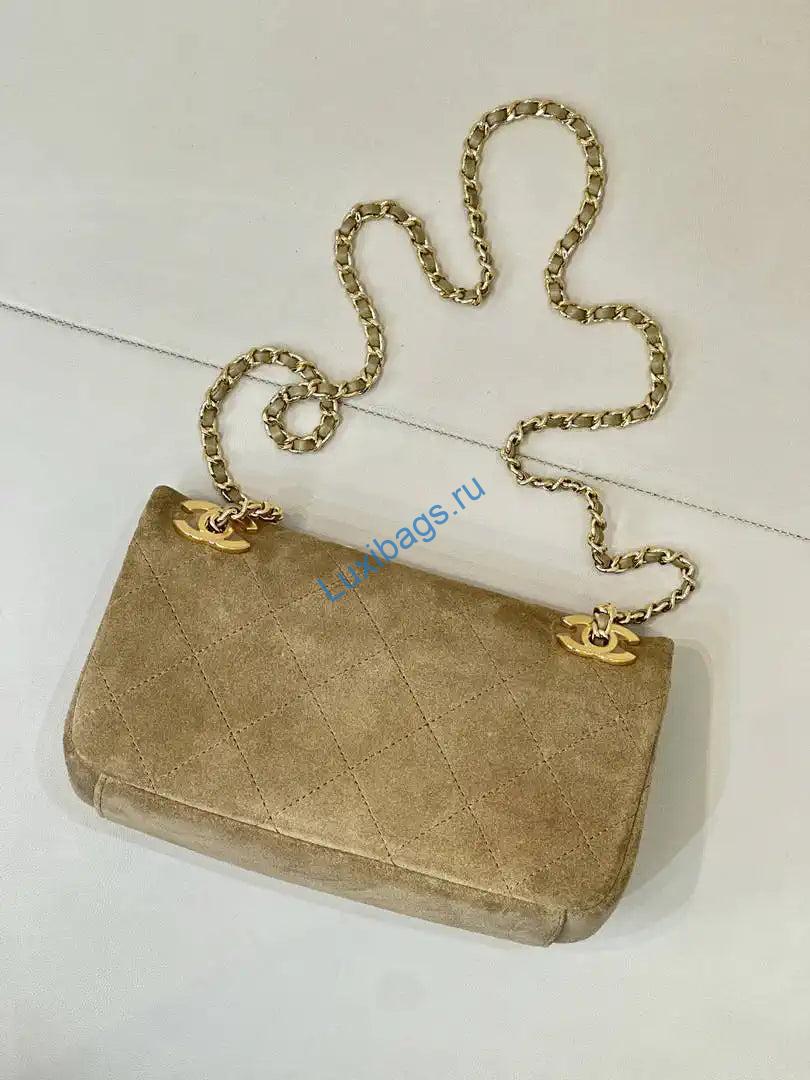 chanel as6449 mini flap bag suede calfskin dark beige 7 Chanel AS6449 Mini Flap Bag Suede Calfskin Dark Beige | as6449 mini flap bag suede calfskin dark beige 17