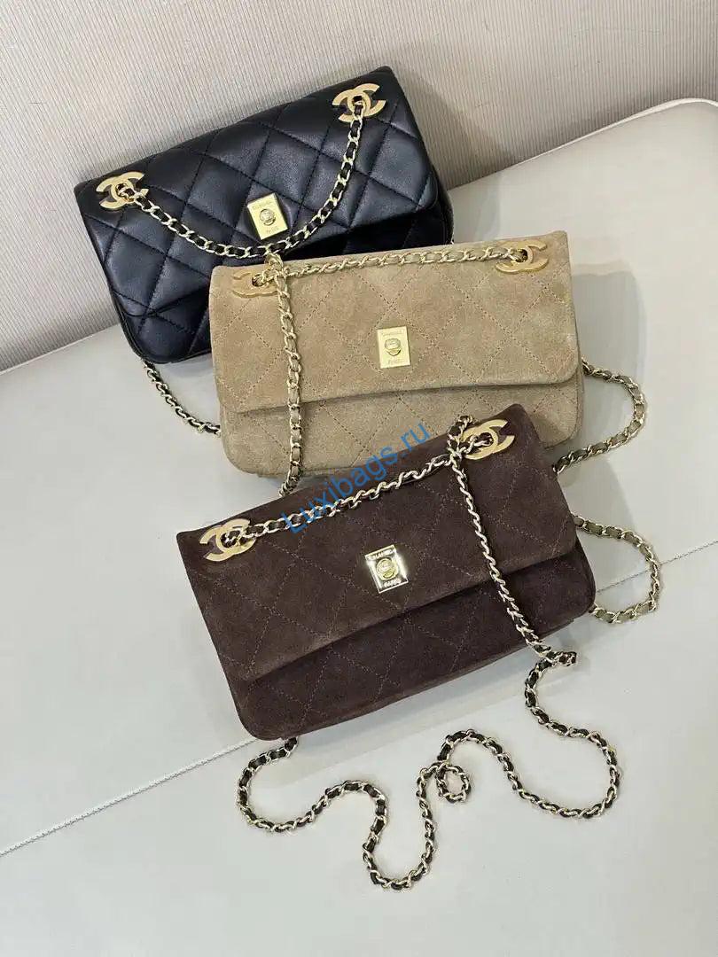 chanel as6449 mini flap bag suede calfskin dark beige 11 Chanel AS6449 Mini Flap Bag Suede Calfskin Dark Beige | as6449 mini flap bag suede calfskin dark beige 21