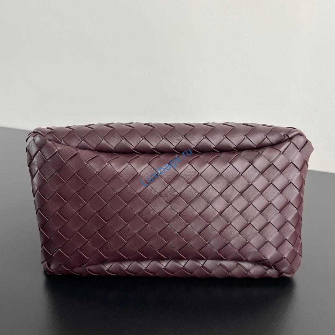 Bottega Veneta BV 844249V4SC01019 Medium Campana Deep Baro Red | bottega veneta bv 844249v4sc01019 medium campana 113