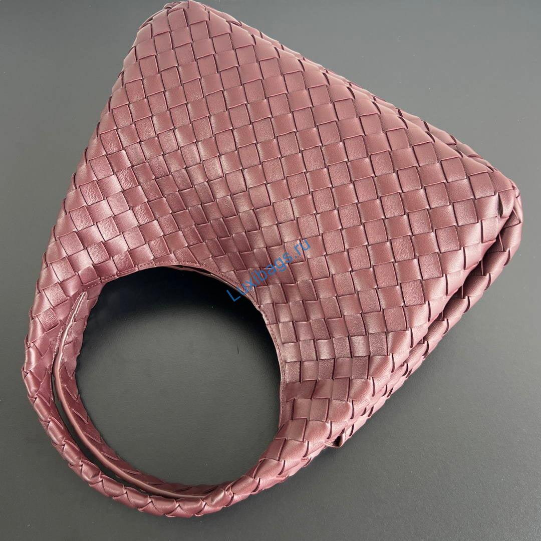Bottega Veneta BV 844249V4SC01019 Medium Campana Dark redwood | bottega veneta bv 844249v4sc01019 medium campana 131