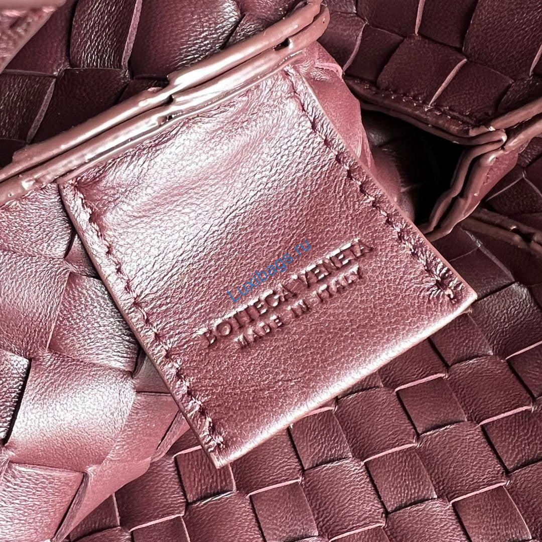 Bottega Veneta BV 844249V4SC01019 Medium Campana Dark redwood | bottega veneta bv 844249v4sc01019 medium campana 135