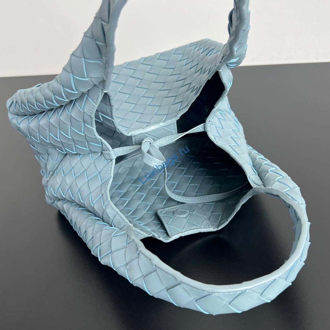 bottega veneta bv 854248v4sc01019 small campana blue 5 Bottega Veneta BV 854248V4SC01019 Small Campana Blue | bottega veneta bv 854248v4sc01019 small campana 06