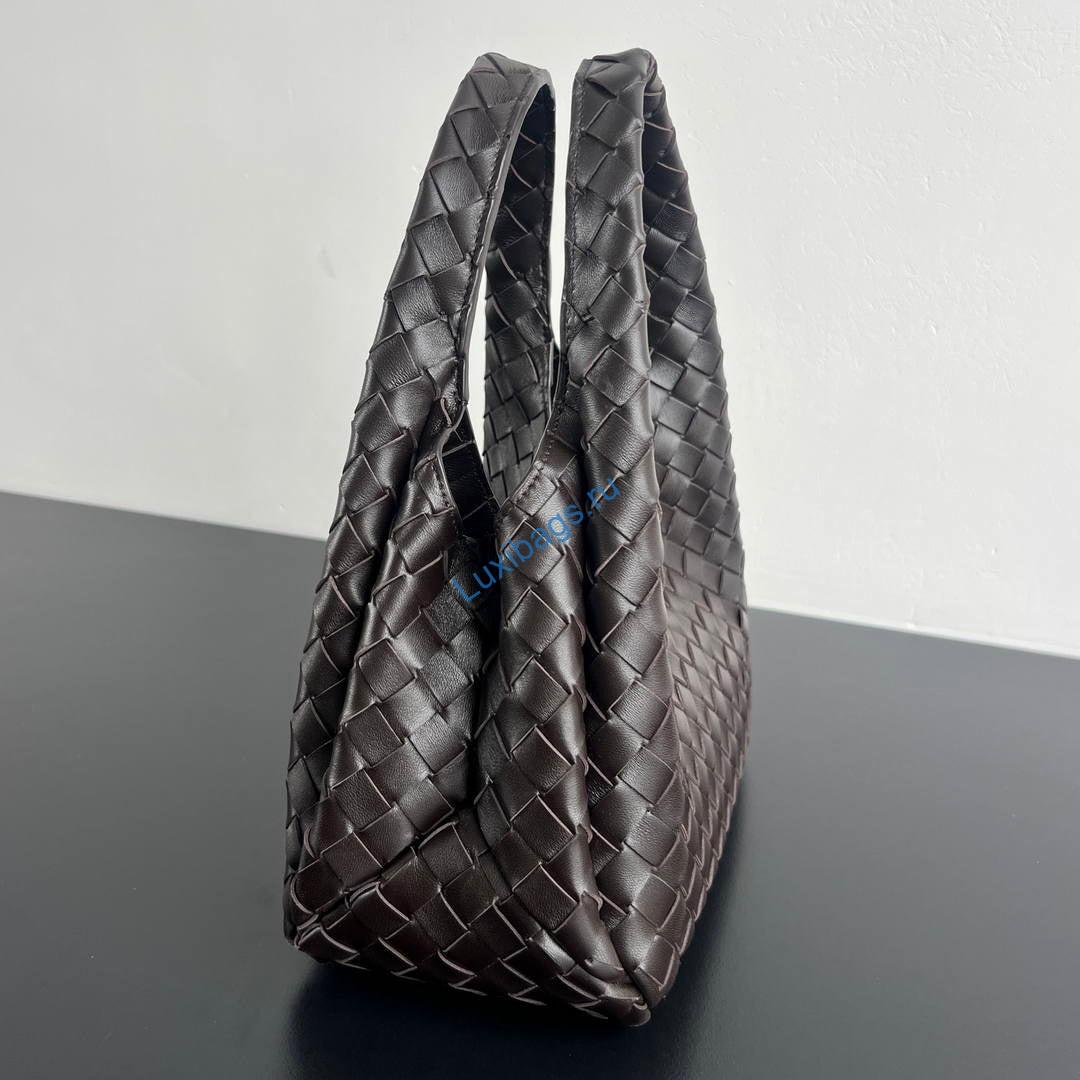 Bottega Veneta BV 854248V4SC01019 Small Campana Dark Brown | bottega veneta bv 854248v4sc01019 small campana 29