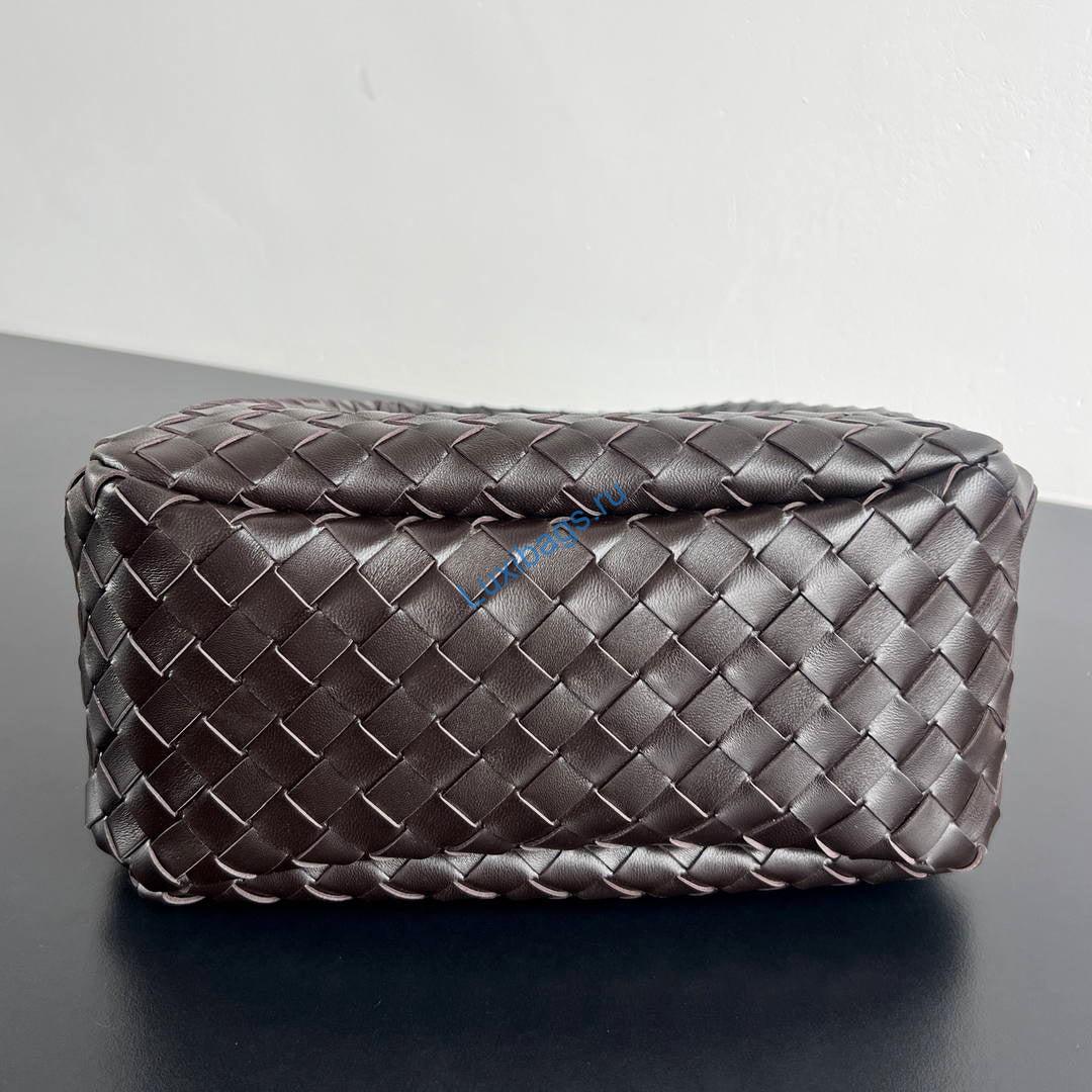 Bottega Veneta BV 854248V4SC01019 Small Campana Dark Brown | bottega veneta bv 854248v4sc01019 small campana 30