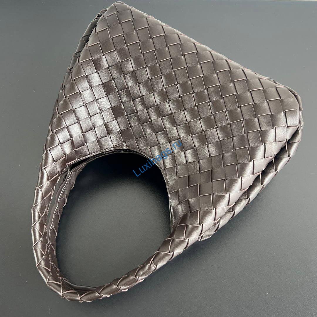 Bottega Veneta BV 854248V4SC01019 Small Campana Dark Brown | bottega veneta bv 854248v4sc01019 small campana 31