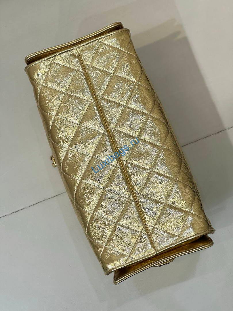 Chanel AS5293 Small Hobo Lambskin Gold | chanel as5293 small hobo lambskin gold 010