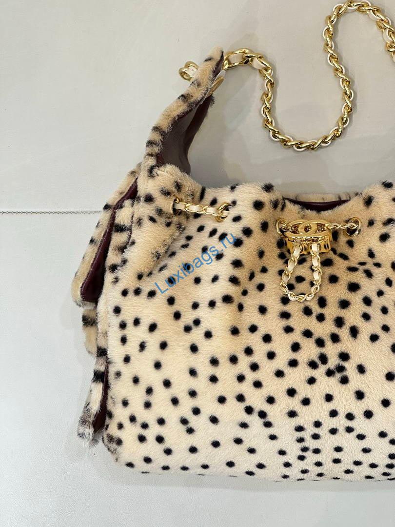 Chanel AS5293 Small Hobo Leopard print | chanel as5293 small hobo lambskin gold 103
