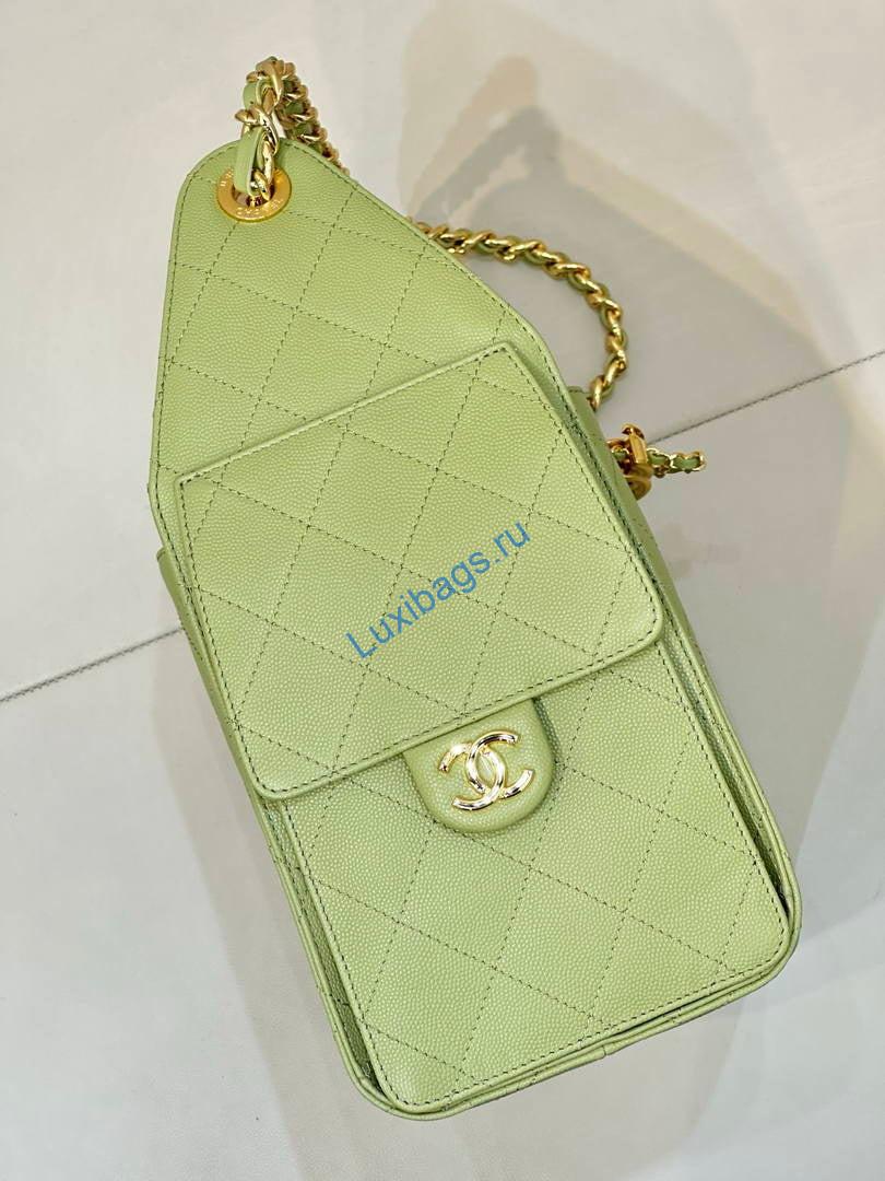 chanel as5293 small hobo grained calfskin lemon green 6 Chanel AS5293 Small Hobo Grained Calfskin lemon Green | chanel as5293 small hobo lambskin gold 335