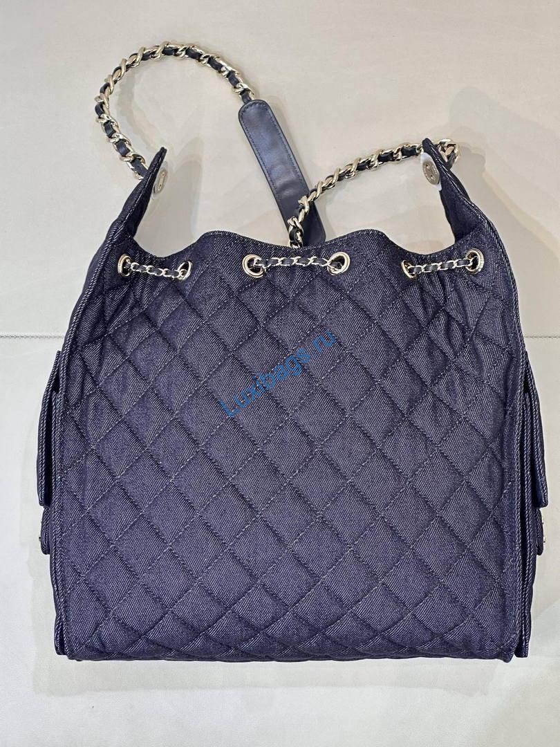 Chanel AS5311 Hobo Bag Canvas & Gold Metal Black | chanel as5311 hobo bag canvas gold metal 29