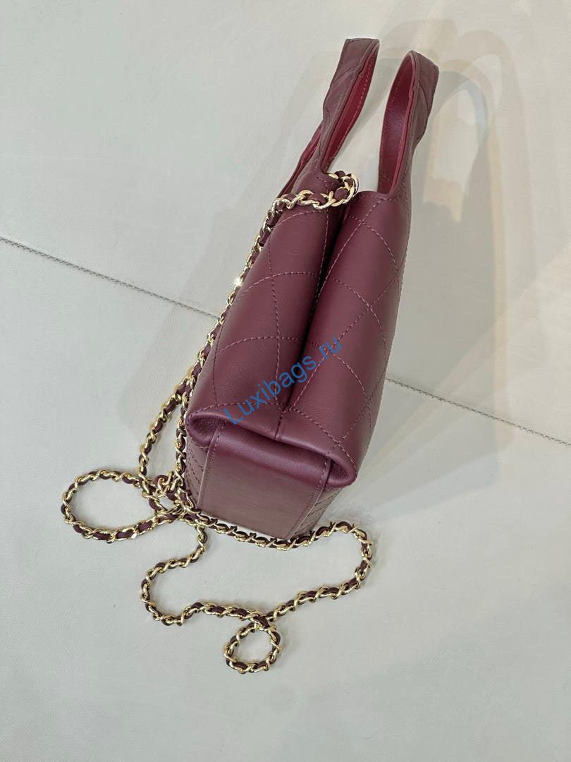chanel hobo bag calfskin as6392 wine red 5 Chanel Hobo Bag Calfskin AS6392 Wine Red | chanel hobo bag calfskin as6392 15