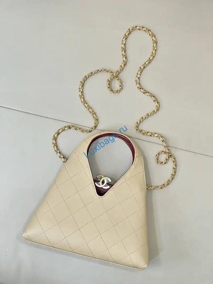 Chanel Hobo Bag Calfskin AS6392 Apricot | chanel hobo bag calfskin as6392 apricot 02