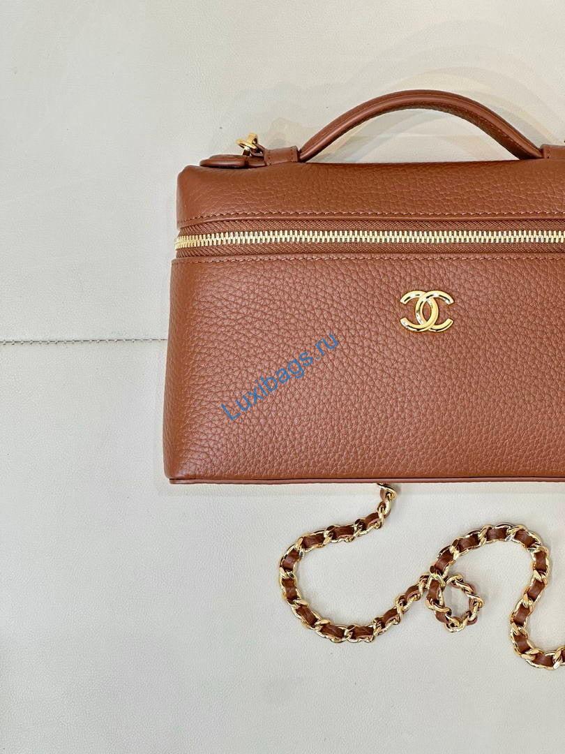chanel small vanity with chain ap5346 brown 5 Chanel Small Vanity with chain AP5346 Brown | chanel small vanity with chain ap5346 brown 05