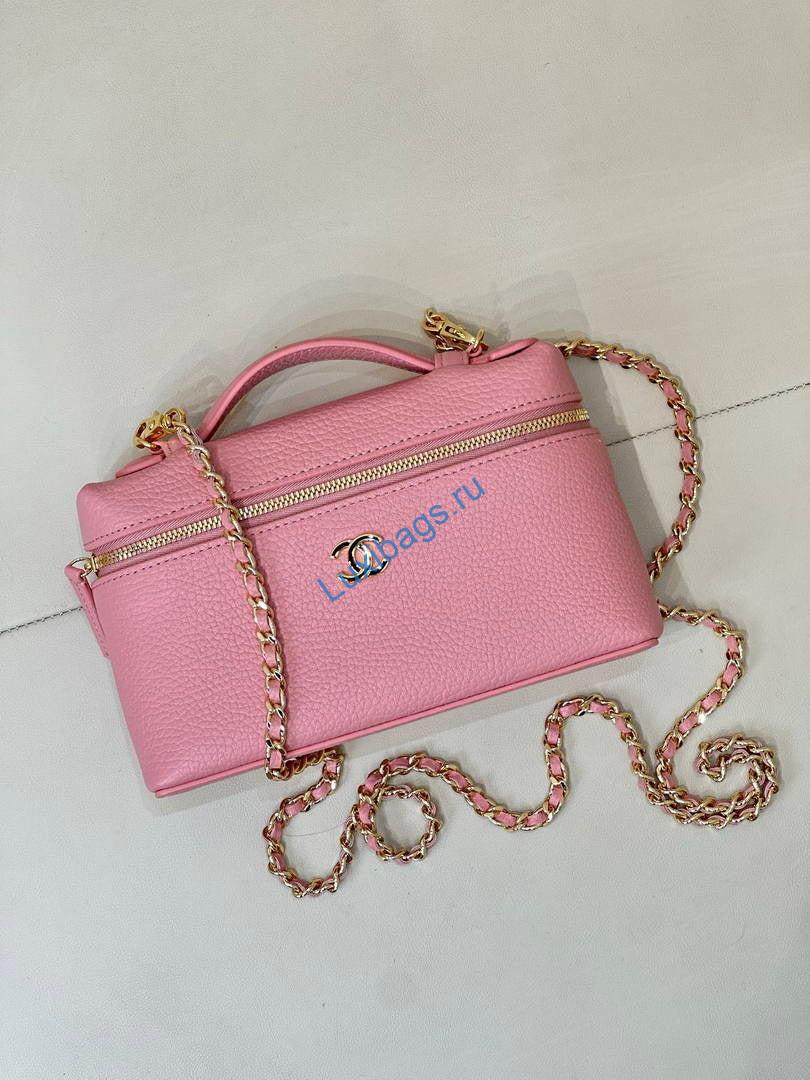 chanel small vanity with chain ap5346 pink 3 Chanel Small Vanity with chain AP5346 Pink | chanel small vanity with chain ap5346 pink 04