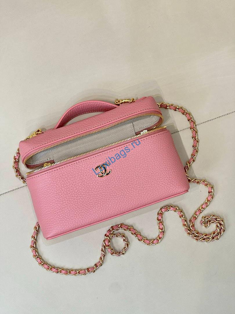 chanel small vanity with chain ap5346 pink 5 Chanel Small Vanity with chain AP5346 Pink | chanel small vanity with chain ap5346 pink 06