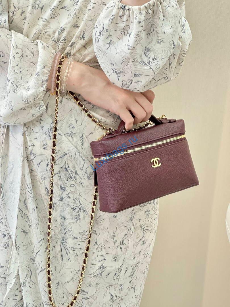chanel small vanity with chain ap5346 wine red 14 Chanel Small Vanity with chain AP5346 Wine Red | chanel small vanity with chain ap5346 wine red 15